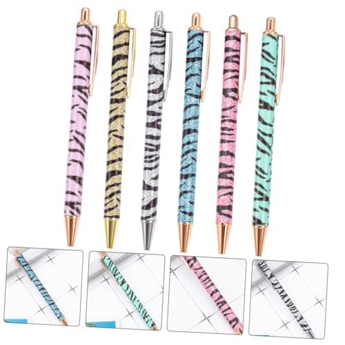 Bolígrafos de negocios con diseño retráctil Zebra para papelería de oficina, pack de 6 piezas 5