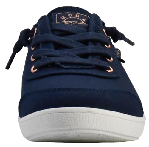 Image of Skechers Women Lace Up Sneaker Shoes | Casual sneaker, Memory Foam footbed, Machine Washable, Flexible outsole, soft canvas upper with tied-off deco laces