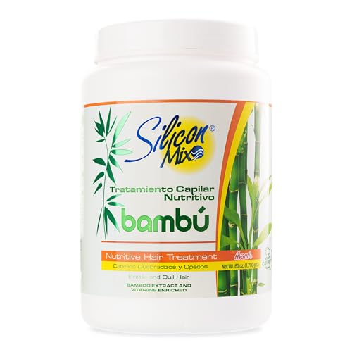 Silicon Mix - Tratamiento Capilar de Bambú - Unisex - 1700 g - Nutrición y Reparación Intensiva para Cabello Dañado o Quebradizo