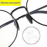 24 Pairs Silicone Nose Pads for Glasses Stick on,Anti-Slip Pads to Stop Glasses Slipping Down Nose,Durable & Comfortable Glasses Nose Pads,15 x 6 x 1.5 mm (Transparent) with Storage Plastic Box - Image 4