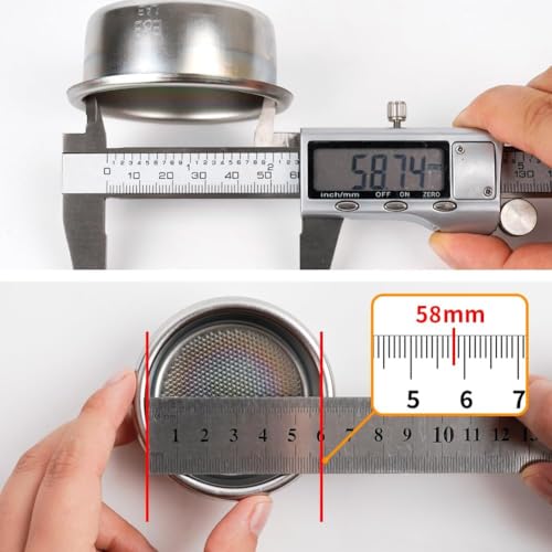 watchget Espresso-Papierfilter, 58 mm, Einweg-Kaffeefilter, Papier, Espresso-Filter, Puck-Sieb, Siebträgerpapier für 58 mm Siebträger… – Ansicht 6