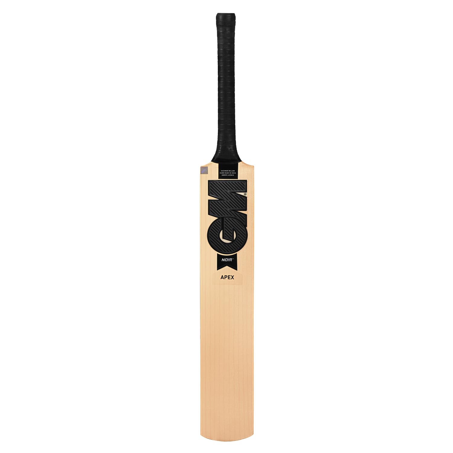 GM Noir Apex Kashmir Willow Cricket Bat with Cloth Cover on Face | Material: Wood | for Men & Boys | Lightweight and Durable | Enhanced Flexibility and Shock Absorption | Powerful Stroke-image-29