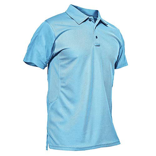 MAGCOMSEN Golf Shirts for Men Summer Shirts Polo Shirts T Shirts Fishing Shirts Work Shirts Casual Shirts Quick Dry Shirts Golf Polo Shirts for Men