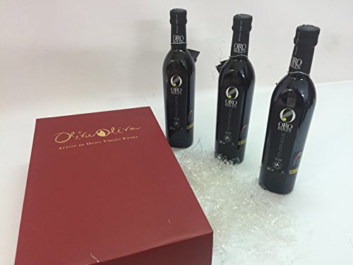 3 Bottles Oro Bailen Family Reserve - Extra Virgin Olive Oil, New Harvest 2017, 17-Ounce / 500 Ml #TOP1