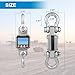 Hyindoor 5000kg 11000lb Crane Scale, 5T Digital Crane Scale with Remote Control, Industrial Heavy Duty Electronic Hanging Scale Hoist Scales