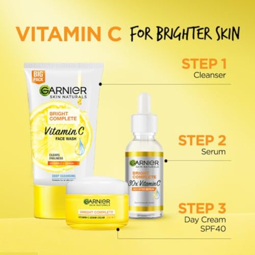 Garnier Skin Naturals, Facewash, Cleansing and Brightening, Bright Complete, 100 g - Image 6