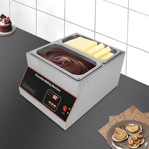 Olla para derretir chocolate eléctrica con 2 depósitos miniatura 2