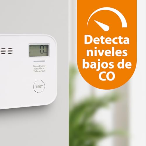 Miniatura 5 de Smartwares Detector De Co - Pila De 10 Años - Pantalla E Indicador Led - Botón De Prueba - Fga-13091