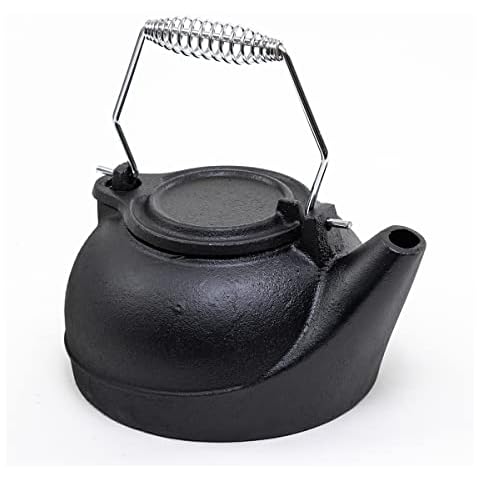 US Stove Company Kettle Fireplace 3Qt Black, L Cover