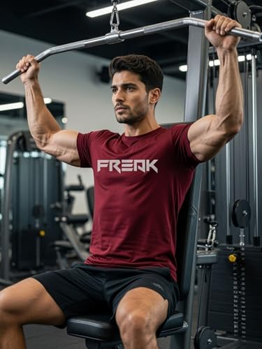 Image of 3Colours RGB Men's Gym Wear T-Shirt - Moisture-Wicking, Quick-Dry, Athletic Fit Workout Tee -Freak