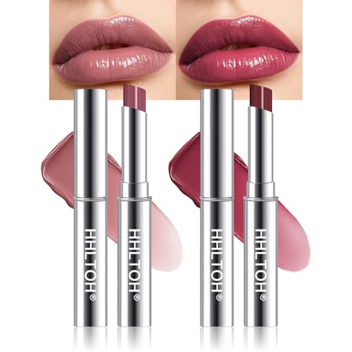 Image of Mauve Berry & Cherry Wine Honey Tinted Lip Balm for Women, Hydrating Lip Oil Stick Lip Gloss Lipstick for Mature Skin, Sheer Moisturizing Lip Tint Balm with Natural Shine, Vegan & Cruelty-Free