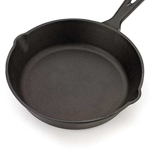 Image of Mercer Culinary Pre-Seasoned Cast Iron Skillet, 8-Inch