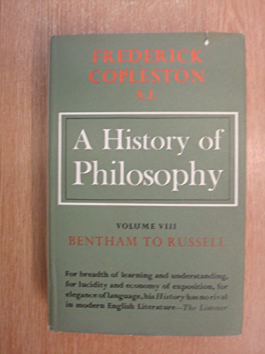 A History of Philosophy, Volume VIII B001L98FOW Book Cover