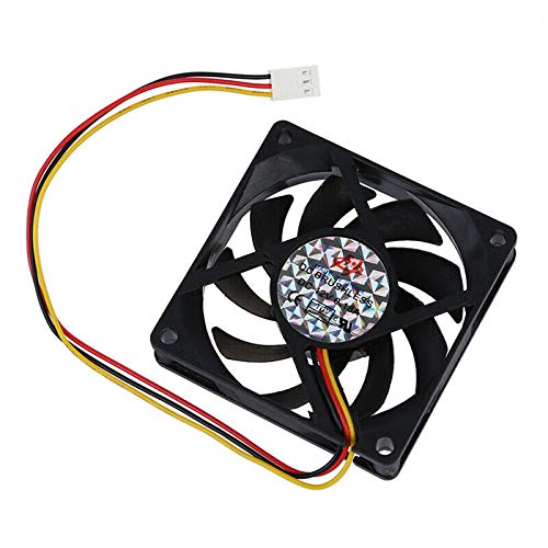 PRAV® 3X(70mm PC Chassis Computer Case 3 Pin Fan Cooling Cooler M8D1
