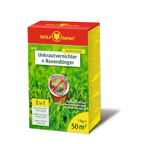 WOLF-Garten - 2-in-1: Unkrautvernichter plus Rasendünger SQ 50; 3840481