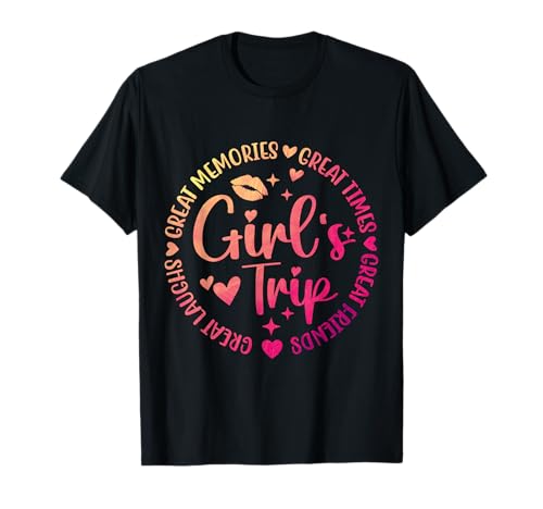 Girls Trip 2025 Week-end Vacances 2025 Besties assorties T-Shirt