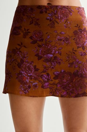 Floral Printed Mini Skirt4
