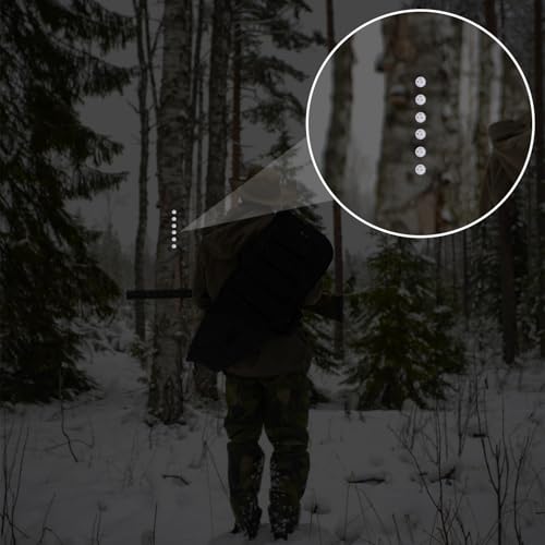 XIHIRCD 100stk Reflektierende Reißzwecken zur Wegmarkierung, Box-Paket Reflektierende Weg-Reißzwecken im Dunkeln Leuchtende Reißzwecken für die Jagd Camping Wandern (Silber)