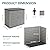 COCLUB 4.6 ft x 4.1 ft Resin Outdoor Storage Shed, 49.5 Cu Ft Extra Large Horizontal Tool Sheds, Multi-Purpose Storage Cabinet for Trash Cans, Garden Tools, Lawn Mower, Double Lockable Doors