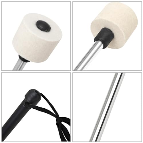 Alasum Drum Stick Marching Drum Drumstick Music Instrument Mallet Anti-slip Percussion Stick miniatura 7