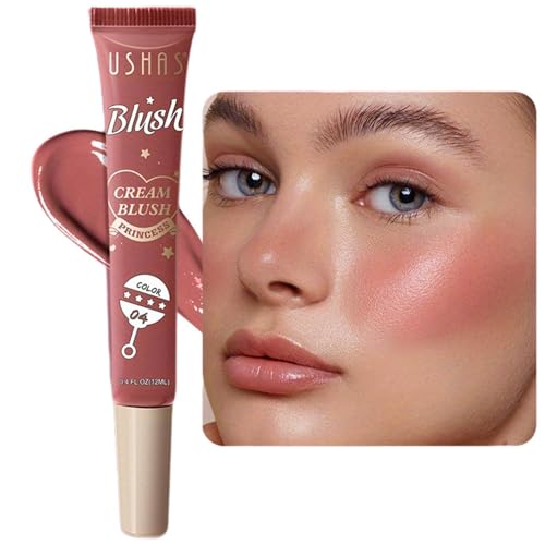 Blush crème pour les joues | Crème mate longue tenue pour peaux matures - Fards à joues mats hydratants longue tenue, maquillage des lèvres naturelles pour les joues