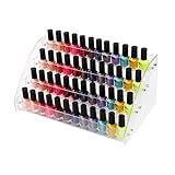 ➤ HAUTE QUALITÉ: Un porte-vernis en acrylique de qualité professionnelle avec des étagères et une rampe transparentes pour offrir une visibilité maximale à votre collection de vernis à ongles.
