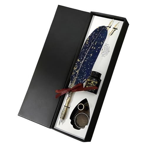 Set De Plumas De Ave | Herramienta de Escritura Vintage - Pluma