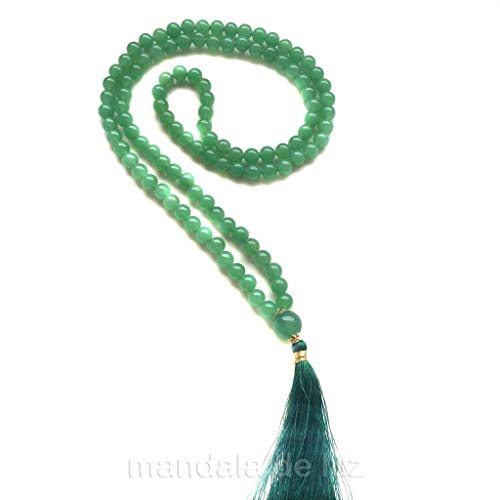 Japamala de Pedra Natural Quartzo Verde