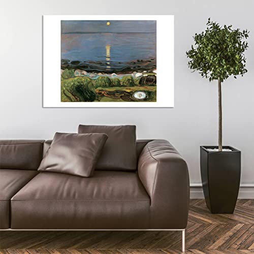 Affiche Edvard Munch Summer Night poster mer expressionniste sans cadre