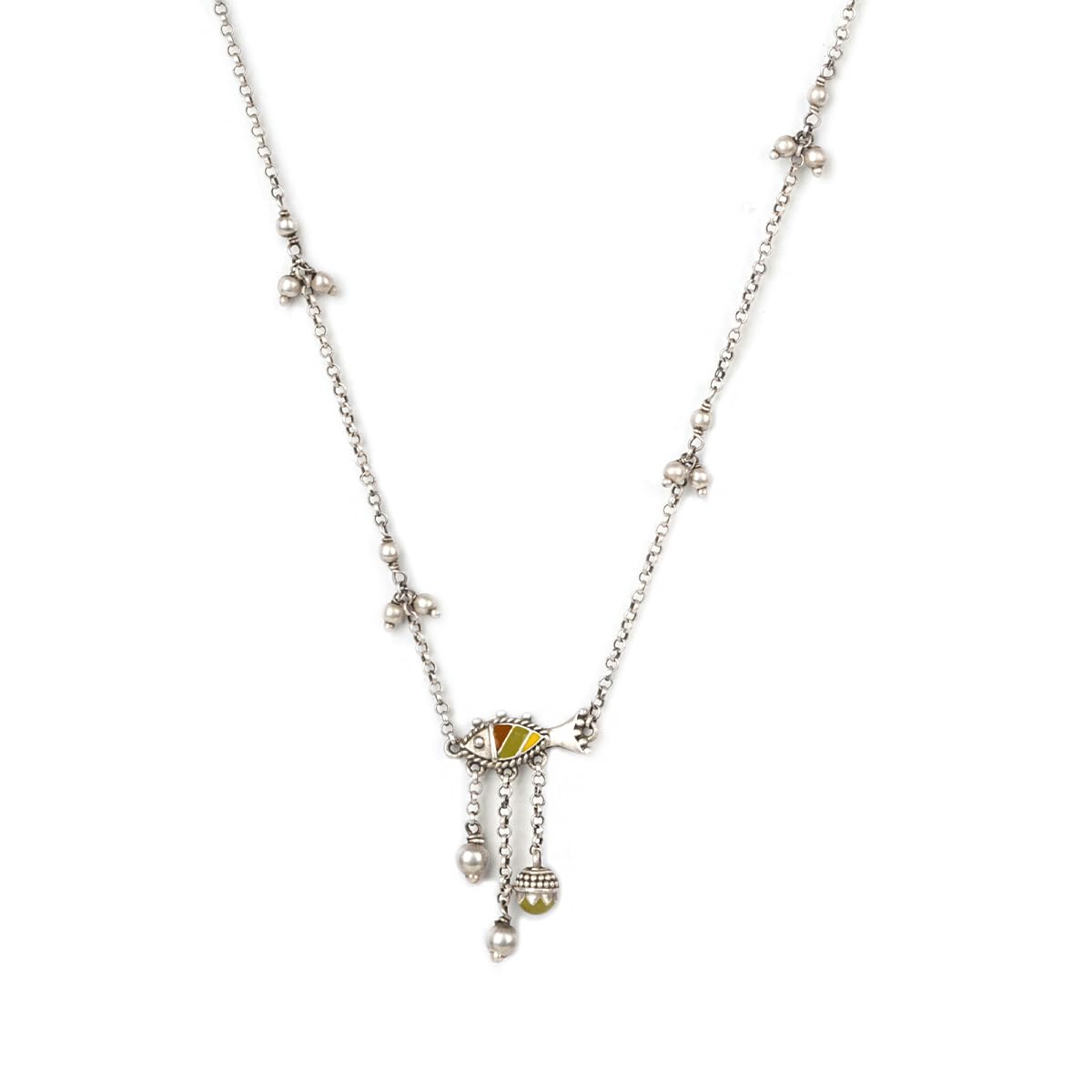 Shaya by CaratLane Meen Necklace in Oxidised 925 Silver (B0CLM4L8PT) Amazon Price History, Amazon Price Tracker