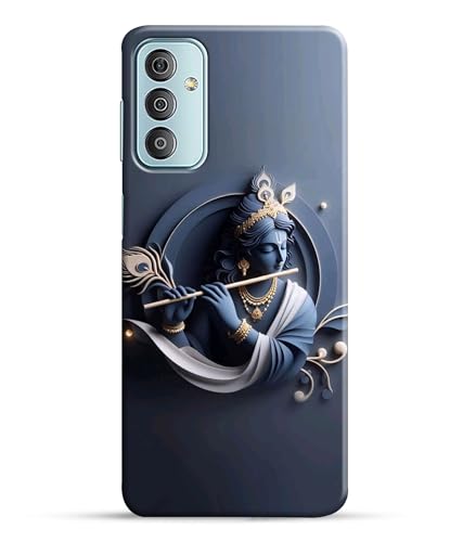 Image of Lord Krishna 3D Effect Printed Hard Back Case Cover Compatible for Samsung Galaxy F23 5G | Samsung M23 5G (Multicolor) - D1661