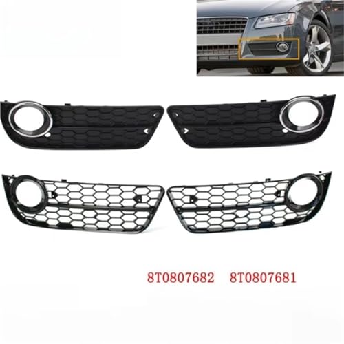 Grille avant en nid d'abeille compatible A5 Sportback 2011 finition géométrique précise