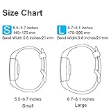 AK Compatible For Fi tbit Charge 2 straps for Women Men,3 Pack Replacement strap for Fit bit charge 2 strap, Adjustable Sport Wristbands for Fitbi t Charge 2 HR (Small, Nude Pink/Nude Blue/Violet) - Image 2
