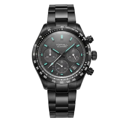 Image of TOPHILL Men Watches Automatic Mechanical Watches - Dive, GMT, Chronograph & Dress Styles | 316L Stainless Steel, Sapphire Crystal, Ceramic Bezel | 5ATM-300M Waterproof with Super Luminous | Classic Business & Sport Casual