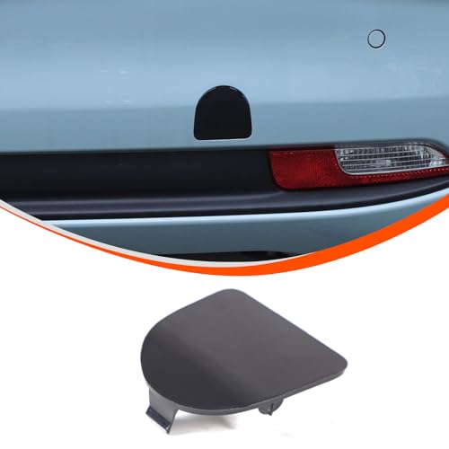 Car Replacement ABS Front Rear Trailer Decorative Cover Compatible with Fiat 500 2016 2017 2018 2019 2020 2021 2022 2023 2024 Front Rear Trailer Dust Decorative Cover (Rear)