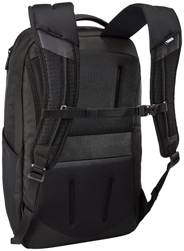 Thule Accent Laptop Backpack New - Fits MacBook - Hardshell Protective Compartment - Quick Access Front Pocket - Side Zipper Pocket - 100% Recycled Fabric - Hidden Back Pocket4