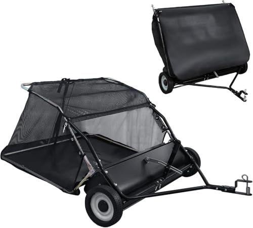 ​44-Inch Tow Behind Lawn Sweeper - Pull Behind Lawn Sweeper