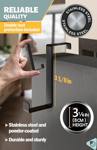 Menz Over The Door Hooks 10 Pack, 2-Sided Fits 1 3/8