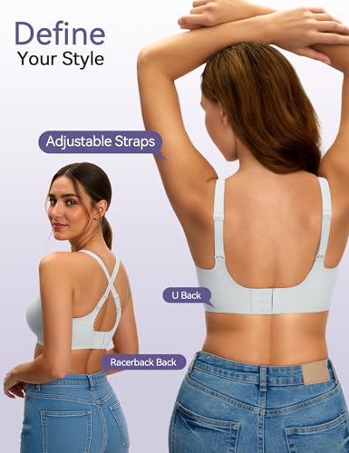 NIASOUL Wireless Bras for Women, No Underwire Seamless Push Up T-Shirt Bra - image 2