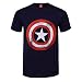 Produktbild Rockoff Trade Herren Distressed Shield T-Shirt, blau (Marineblau), XL