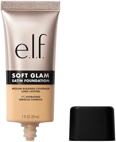 e.l.f. Soft Glam Satin Foundation, Medium Coverage, 24 Light Warm