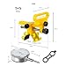 Ejoyous Portable Bike Wheel Truing Stand, Professional Bike Wheel Repairing Tool Percentage Table Bike Rims Adjustment Tools Cycle Maintenance Accessory (Yellow)