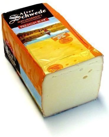 Alter Schwede Strong Zesty Cheese from Mecklenburg - with Red Wax Covering - 500g