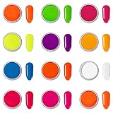 Crea tu arte de uñas: el polvo colorido y llamativo, puedes hacer diferentes combinaciones de colores y crear una decoración de uñas más imaginativa.