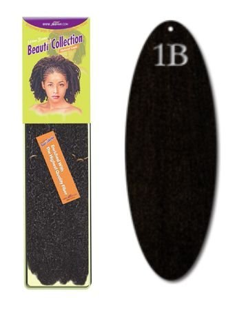 Beauti Collection Synthetic Hair Afro Kinky Bulk - #1b Size: 25" 3-Count