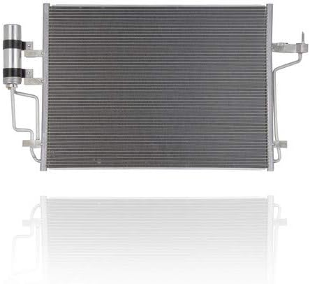 A/C Condenser - Pacific Best Inc. Compatible/Replacement for 4115 13-16 Ford Escape 2.0L - With Receiver & Dryer, Parallel Flow Construction