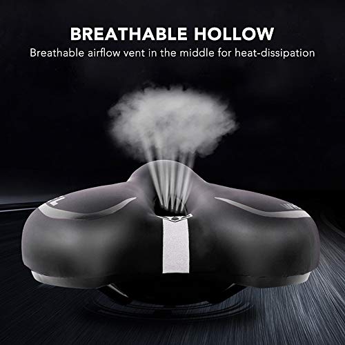 Andoer Selim de bicicleta almofada de assento de bicicleta confortável gel selim de bicicleta