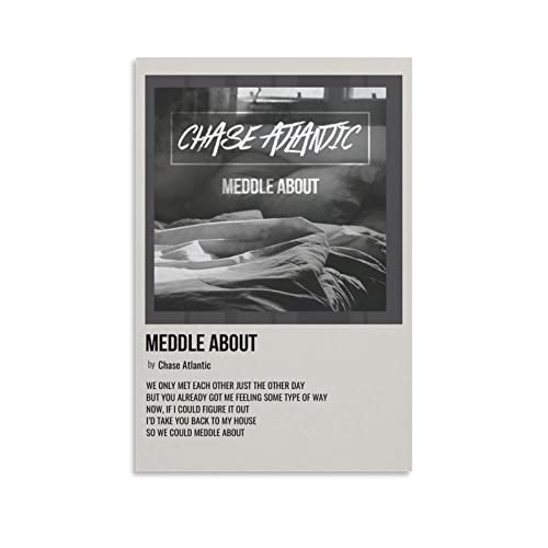 Toile Chase Atlantic Meddle About le cadeau idéal sans cadre pour fan de musique