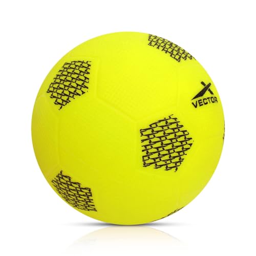 Image of Vector X Soft Kick PVC Rubber Moulded Indoor /Outdoor Water-Resistant & Durable Home Play Playing Sports Soccer Football for Kids, Youth, Boys, Men Unisex