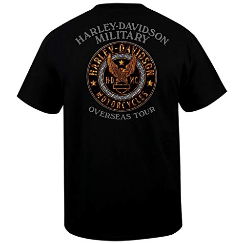 Harley-Davidson Military, Exclusive Overseas Tour, Military War Bike, Men's T-Shirt2
